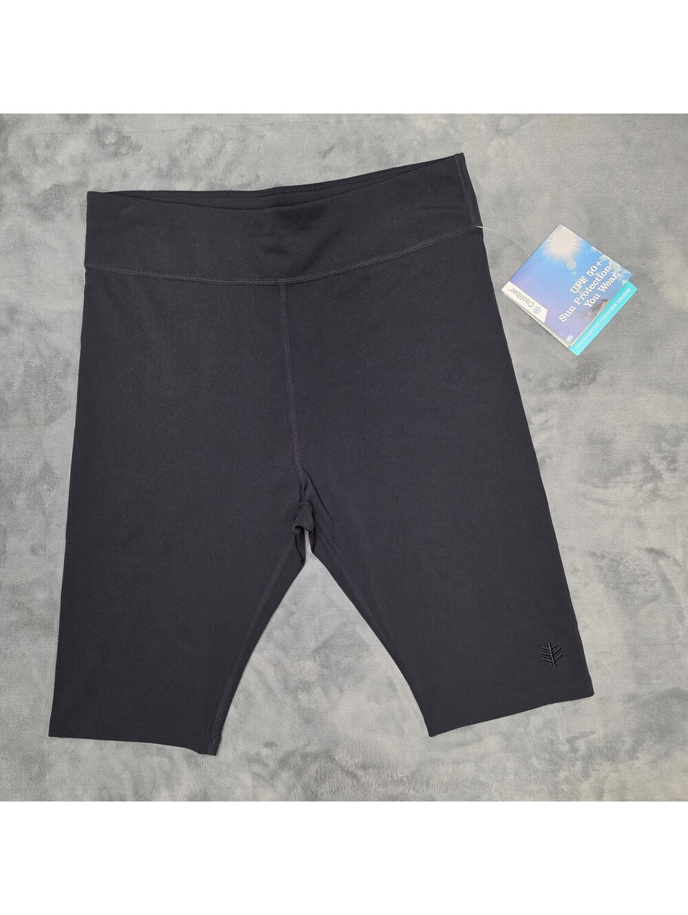 Coolibar Deep Water Swim Shorts S Black UPF 50 Quick Dry Womens...
